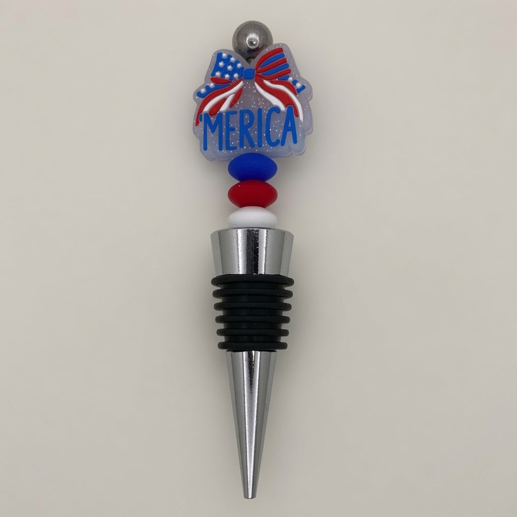Patriotic Ribbon Wine Bottle Opener
