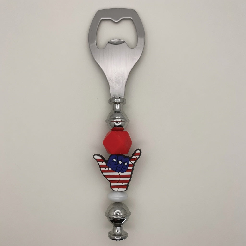 Patriotic Pinkee Promise Bottle Opener
