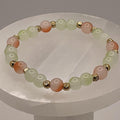 Oriental Agate Bracelet | Grounding & Inner Strength | Tiny Gold Spacers Gemstone Jewelry __etsy:8086947806