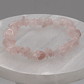 Chipped Rose Quartz Bracelet