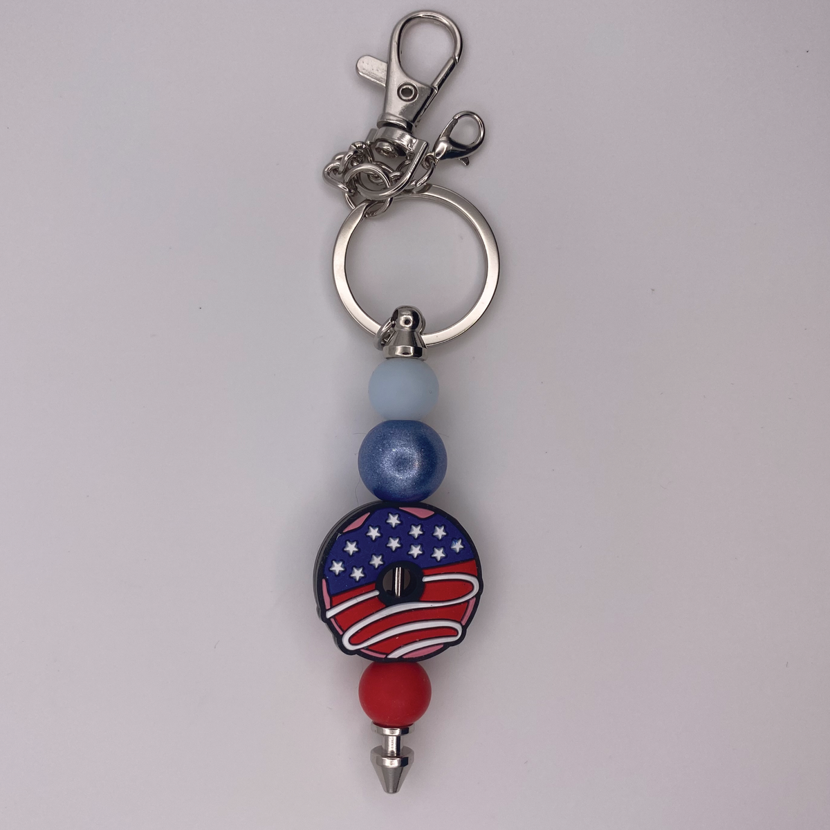 USA Donut Keychain
