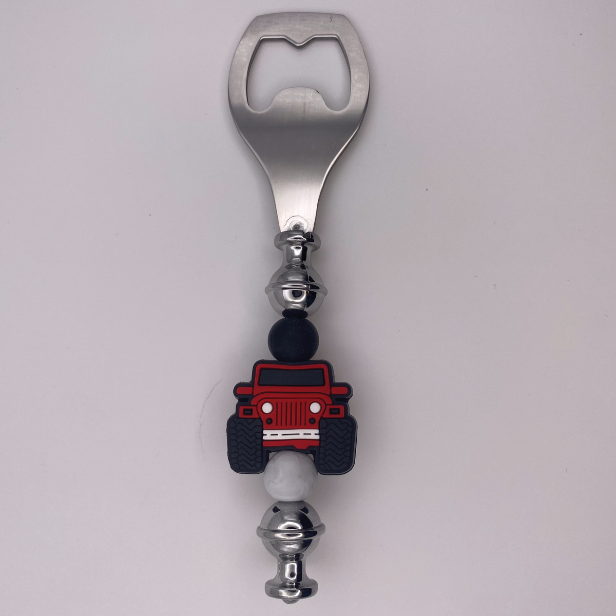 Red Jeep Bottle Opener
