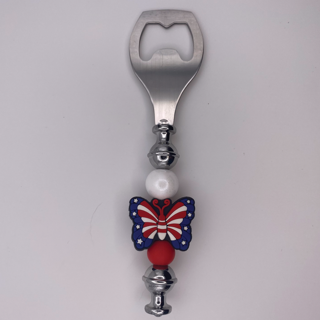 Patriotic Butterfly Bottle Opener