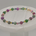 Pulsera de turmalina litio