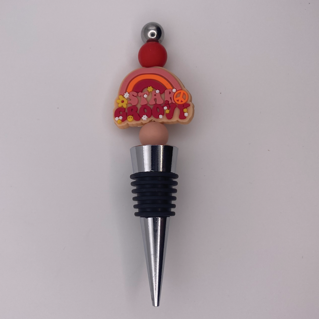 Star Groovy Wine Stopper
