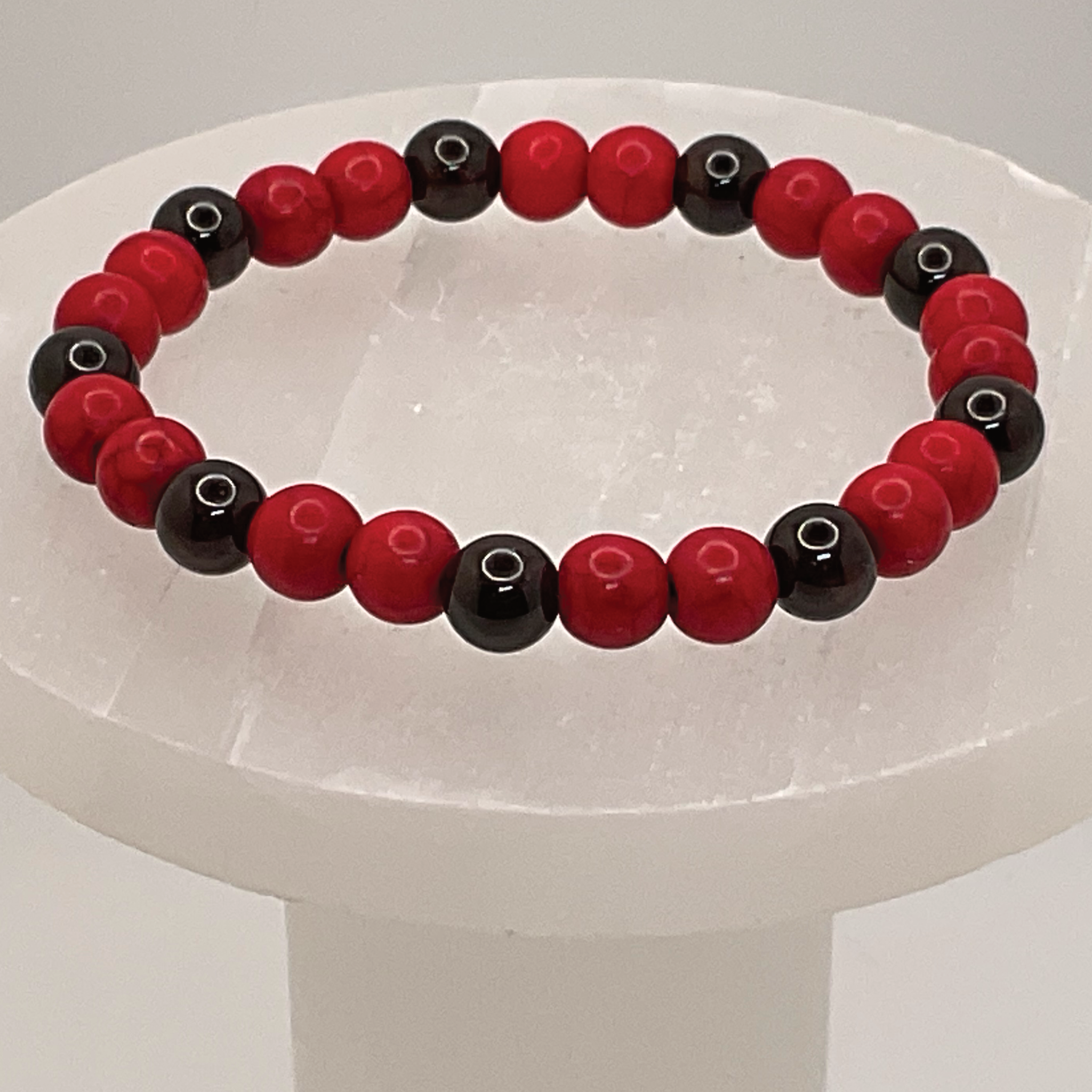 Carnelian Agate Amethyst Bracelet