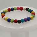 Pulsera de howlita multicolor