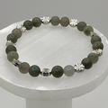 Serpentine Bracelet with Silver Spacers