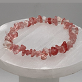 Chipped Cherry Quartz Bracelet