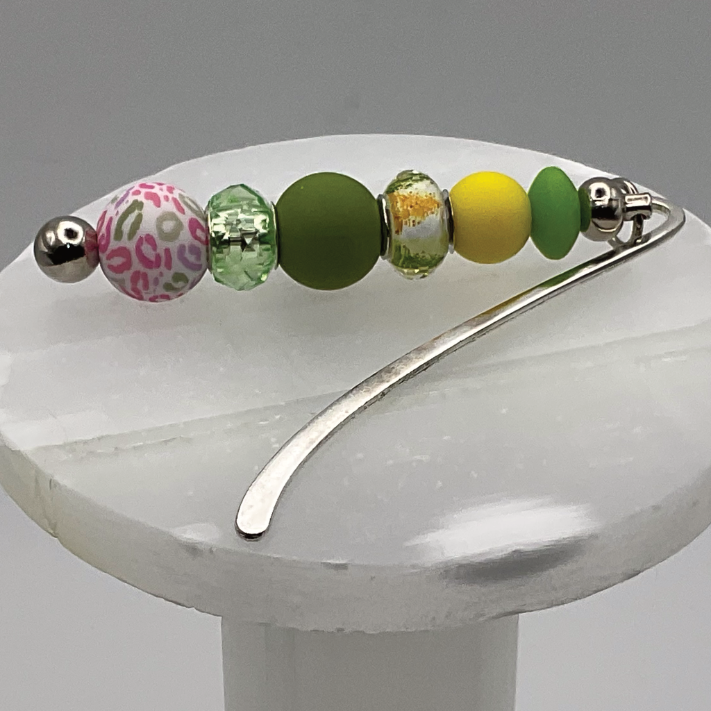 Marcador Verde Amarillo Plata