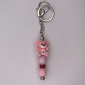 Pink Bear Keychain