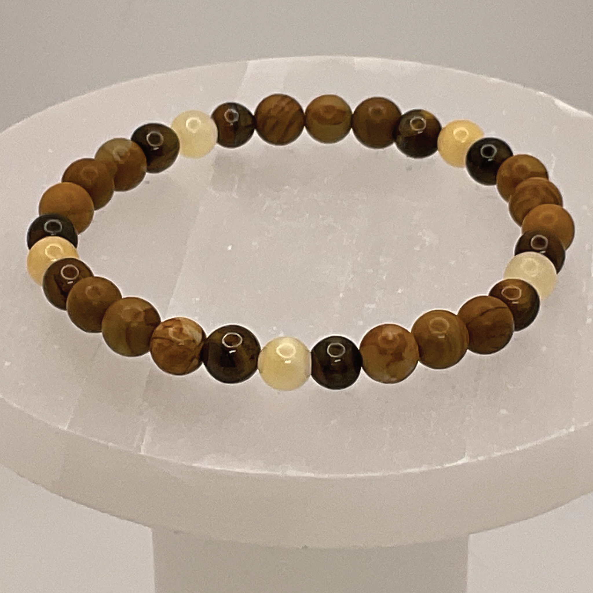 Citrine Tiger's Eye Yellow Jasper Bracelet