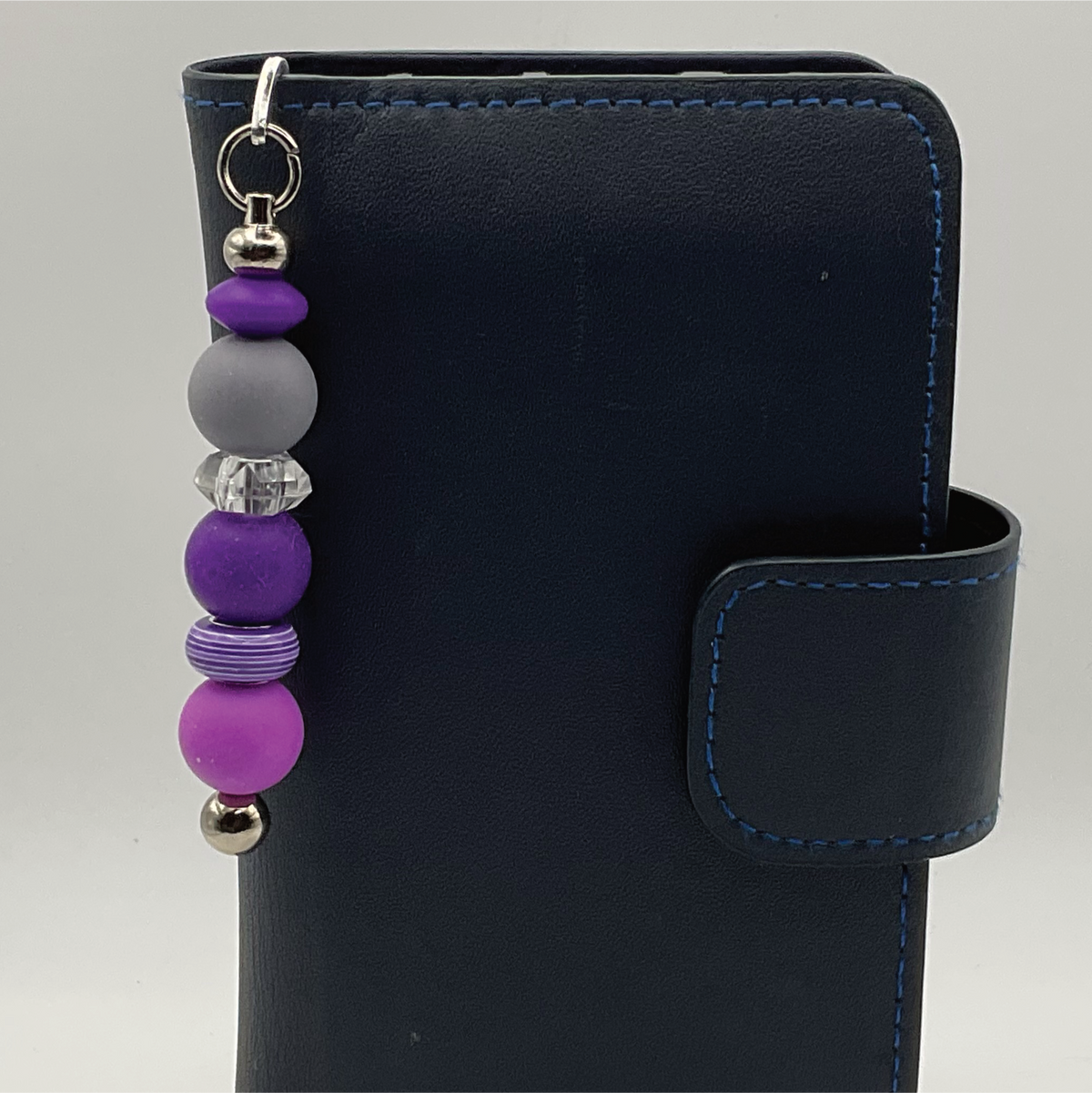 Purple Grey Silver Bookmark