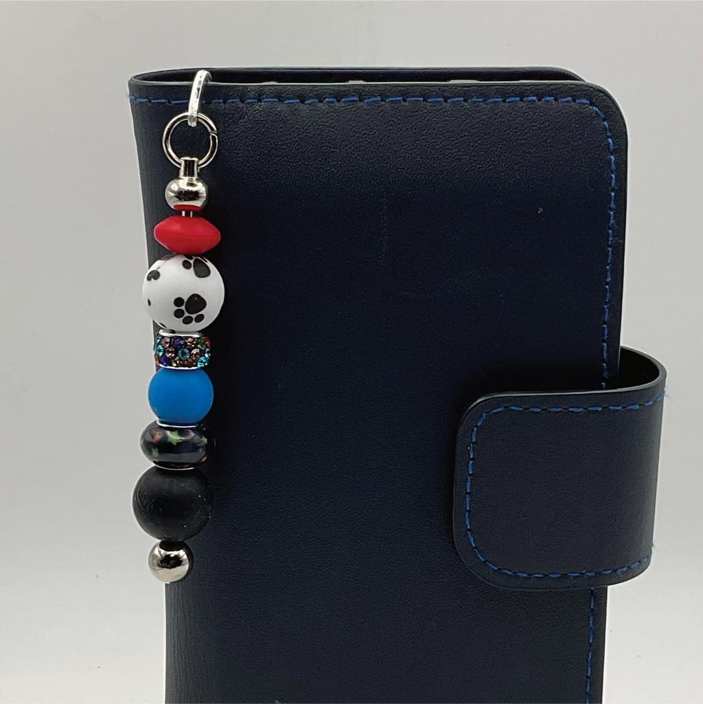 Black Paws Silver Bookmark
