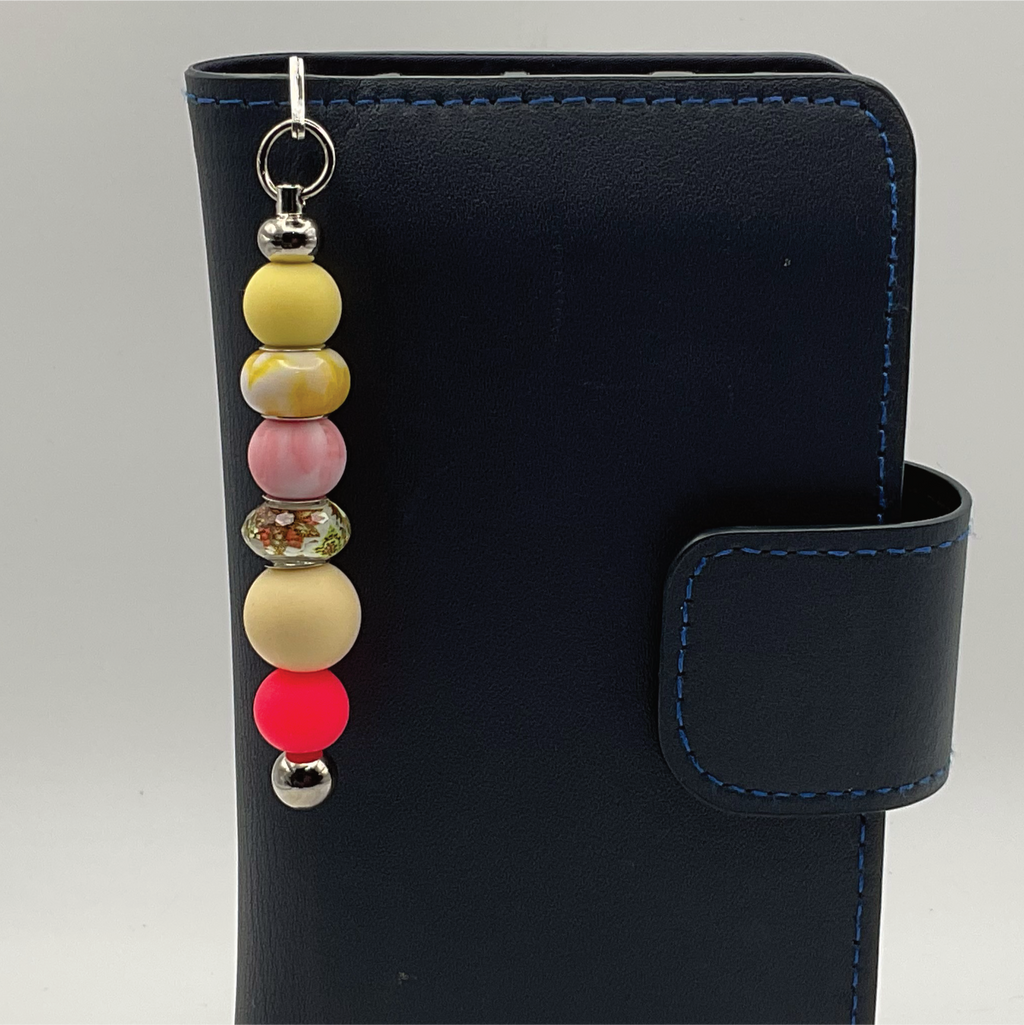 Yellow Pink Silver Bookmark