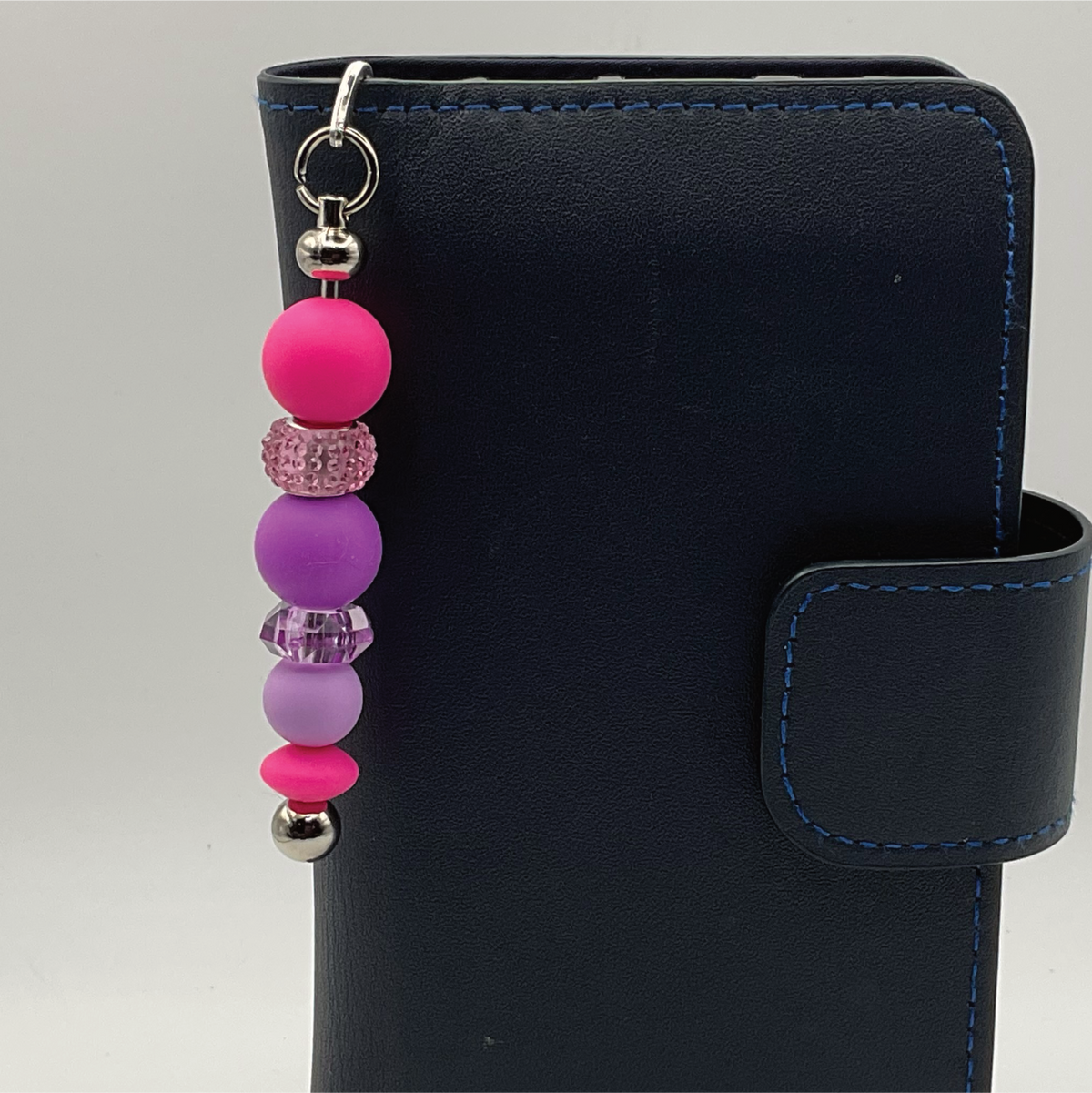 Pink Purple Silver Bookmark
