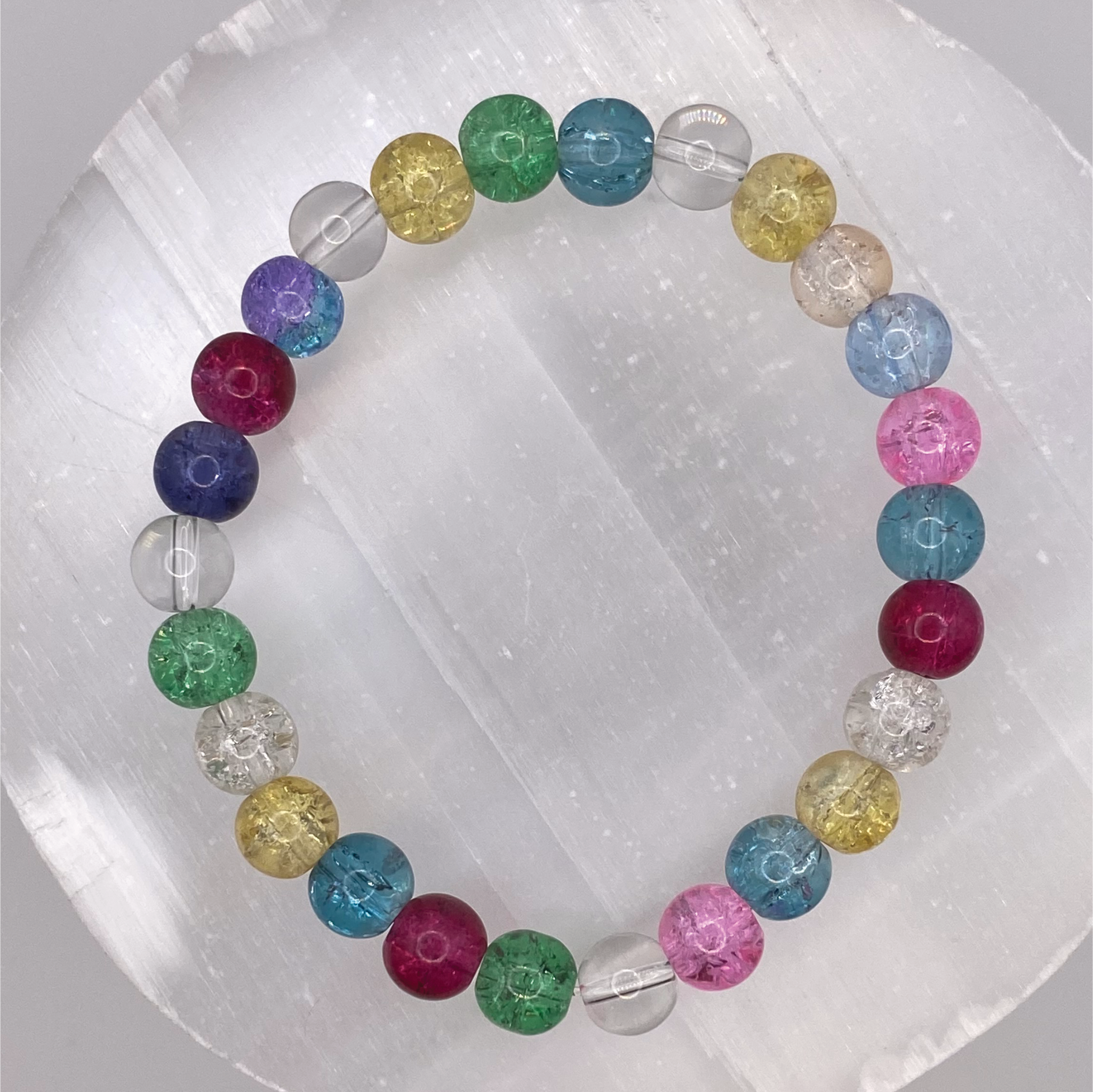 Fire and Ice Quartz Bracelet