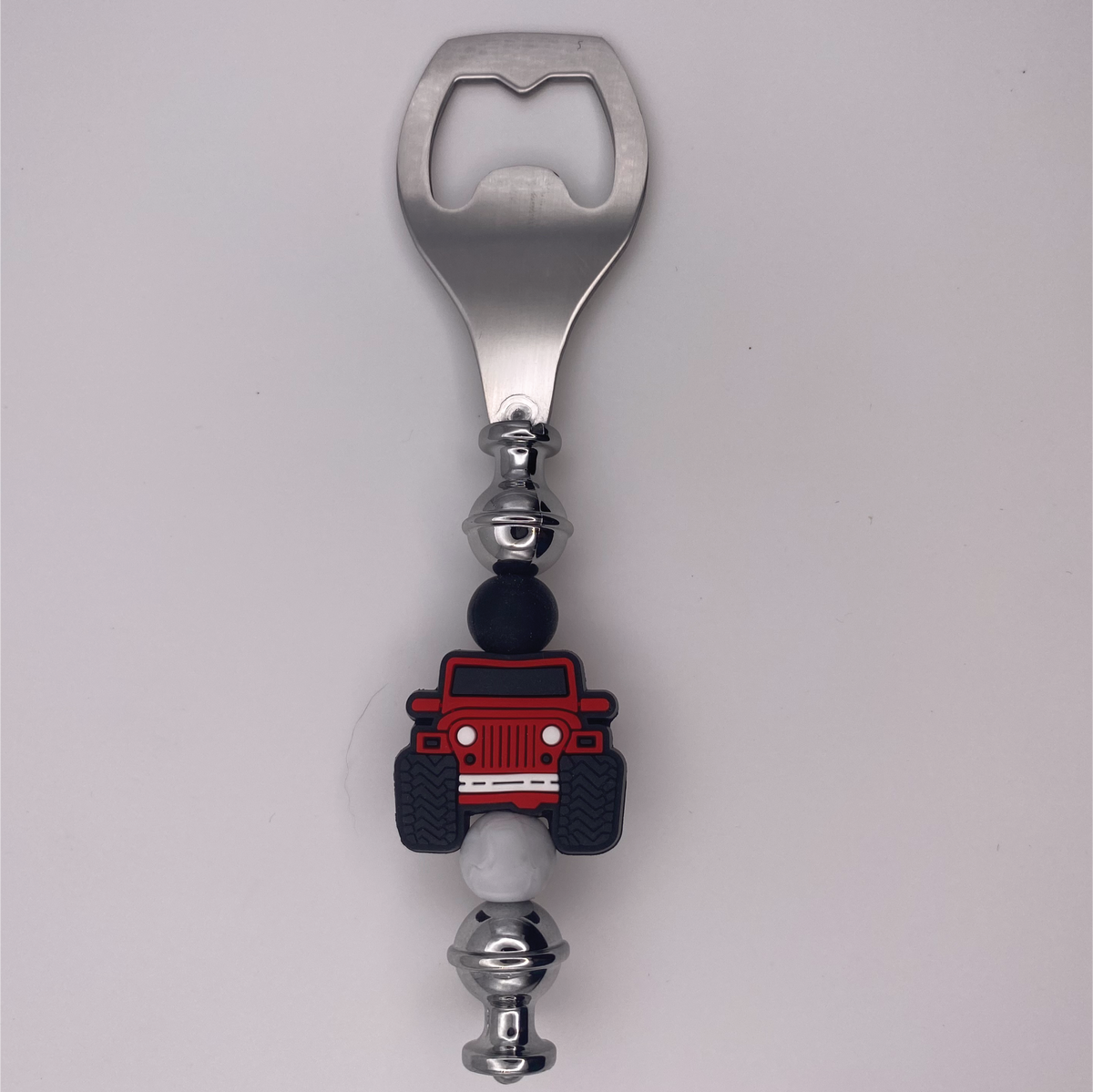 Red Jeep Bottle Opener