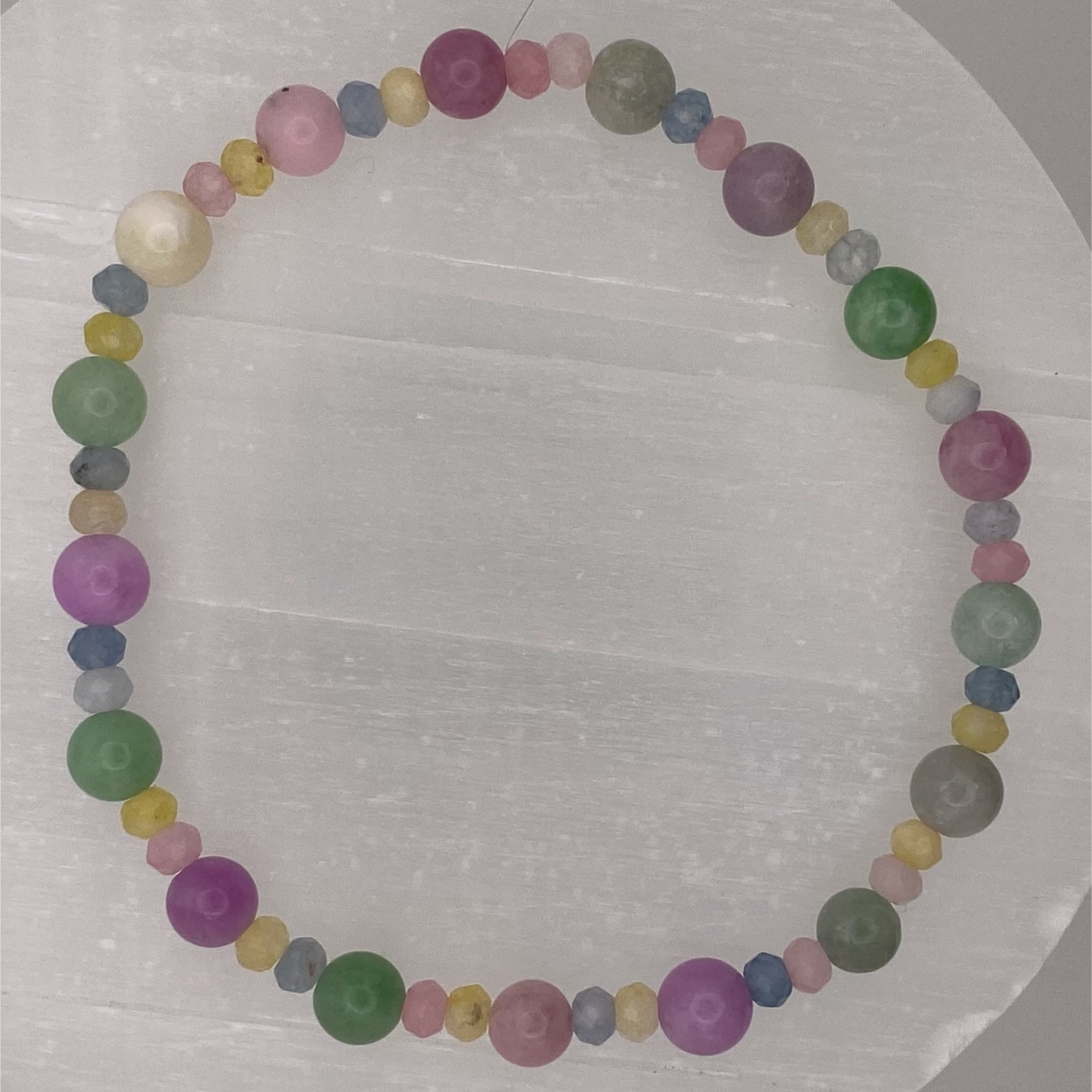 Pulsera de turmalina litio