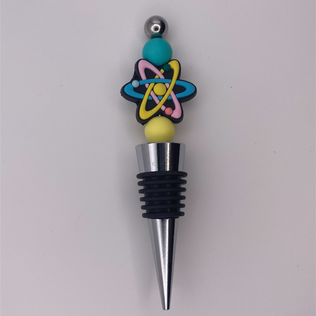 Science Atom Wine Stopper