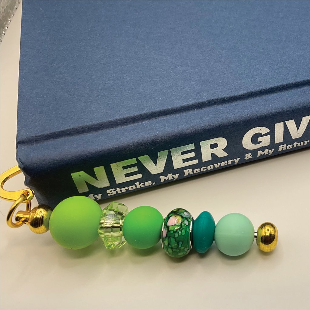 Shades of Green Gold Bookmark