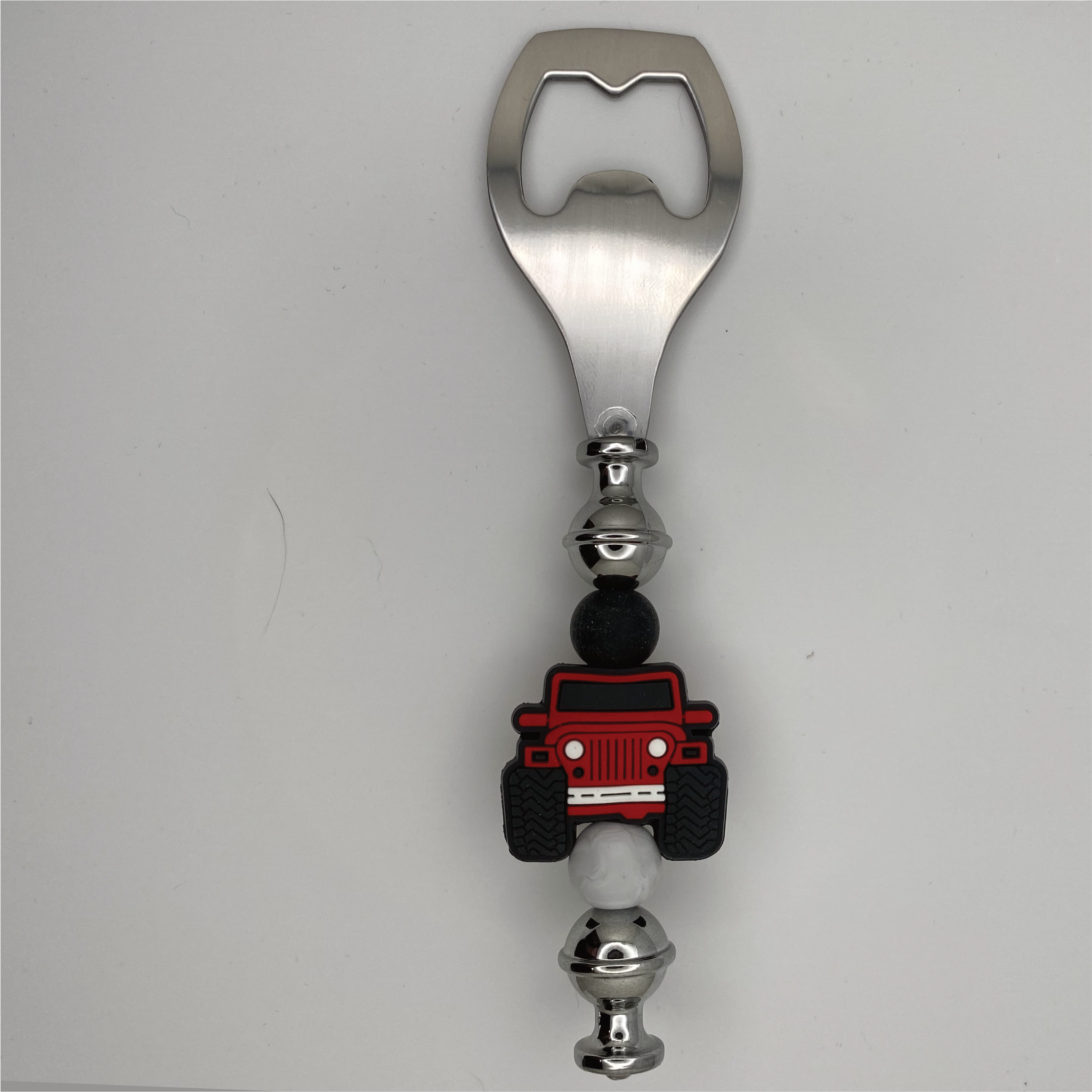Red Jeep Bottle Opener