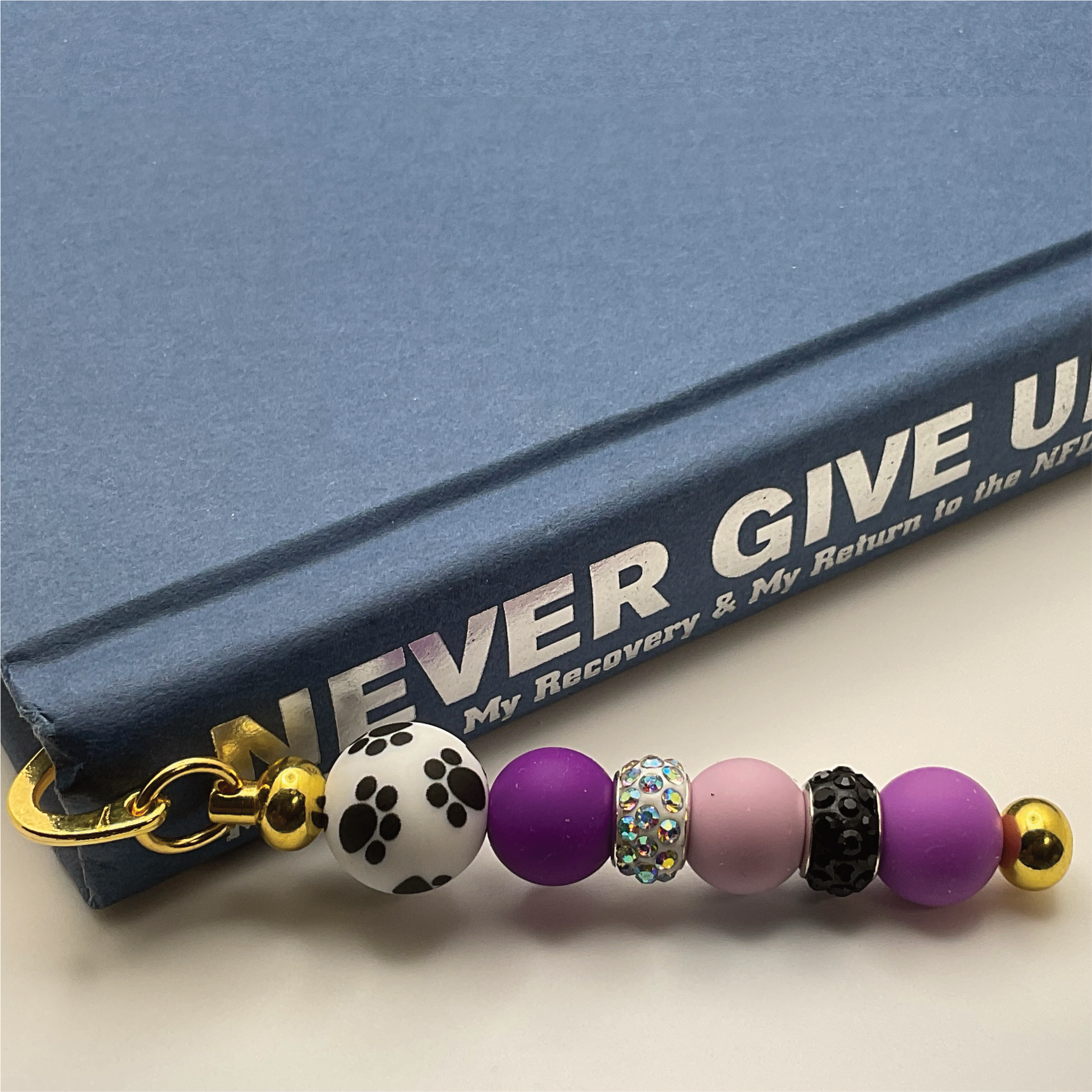 Purple Paws Bookmark