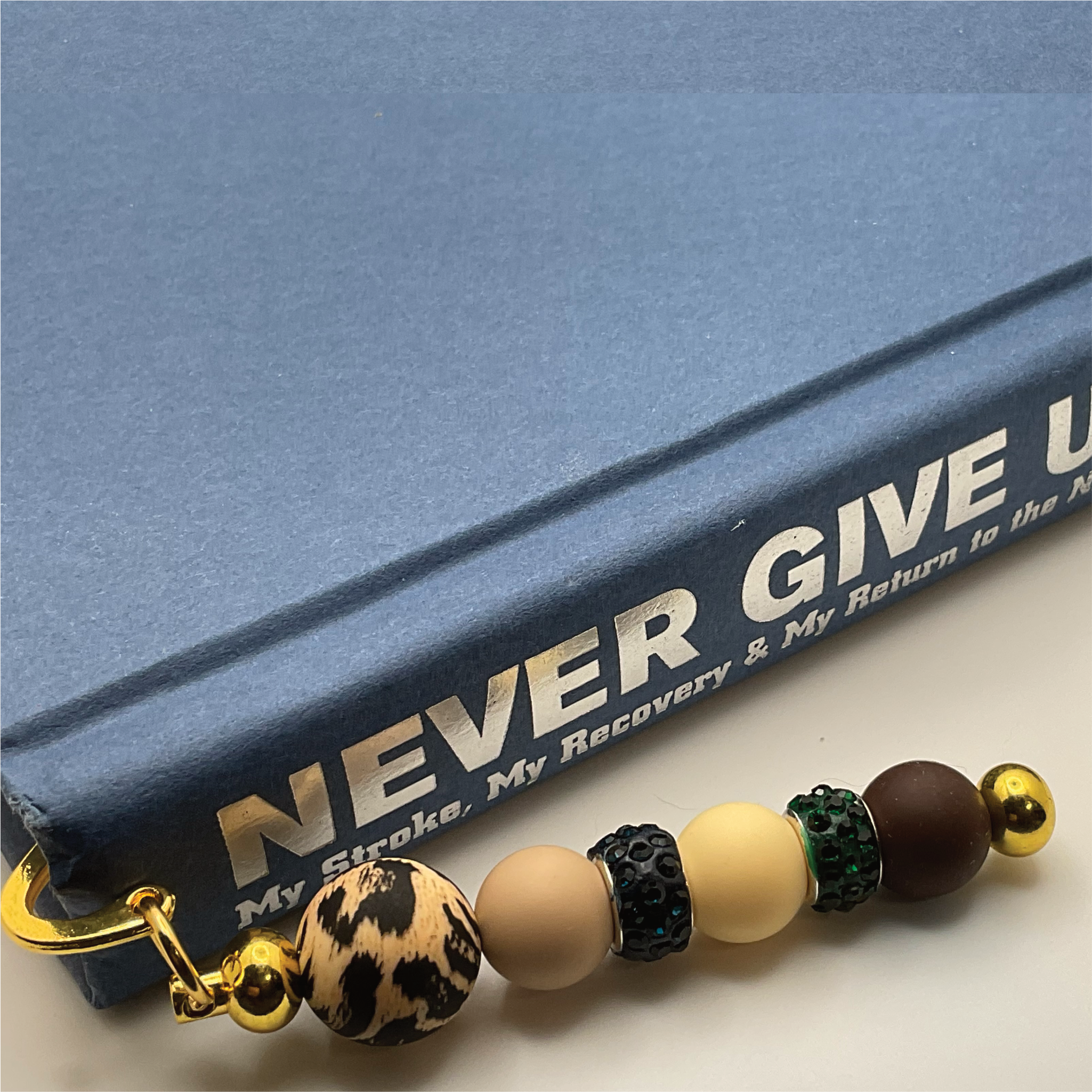 Tan Splot Bookmark