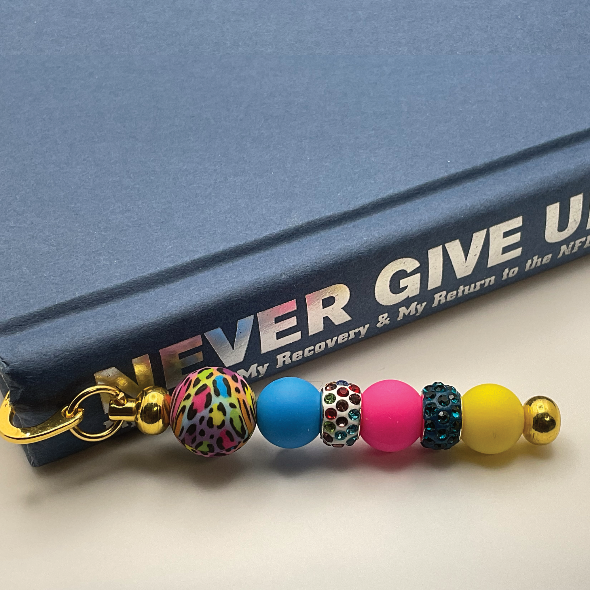 Multicolored Leopard Print Bookmark