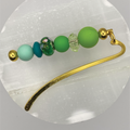 Shades of Green Gold Bookmark