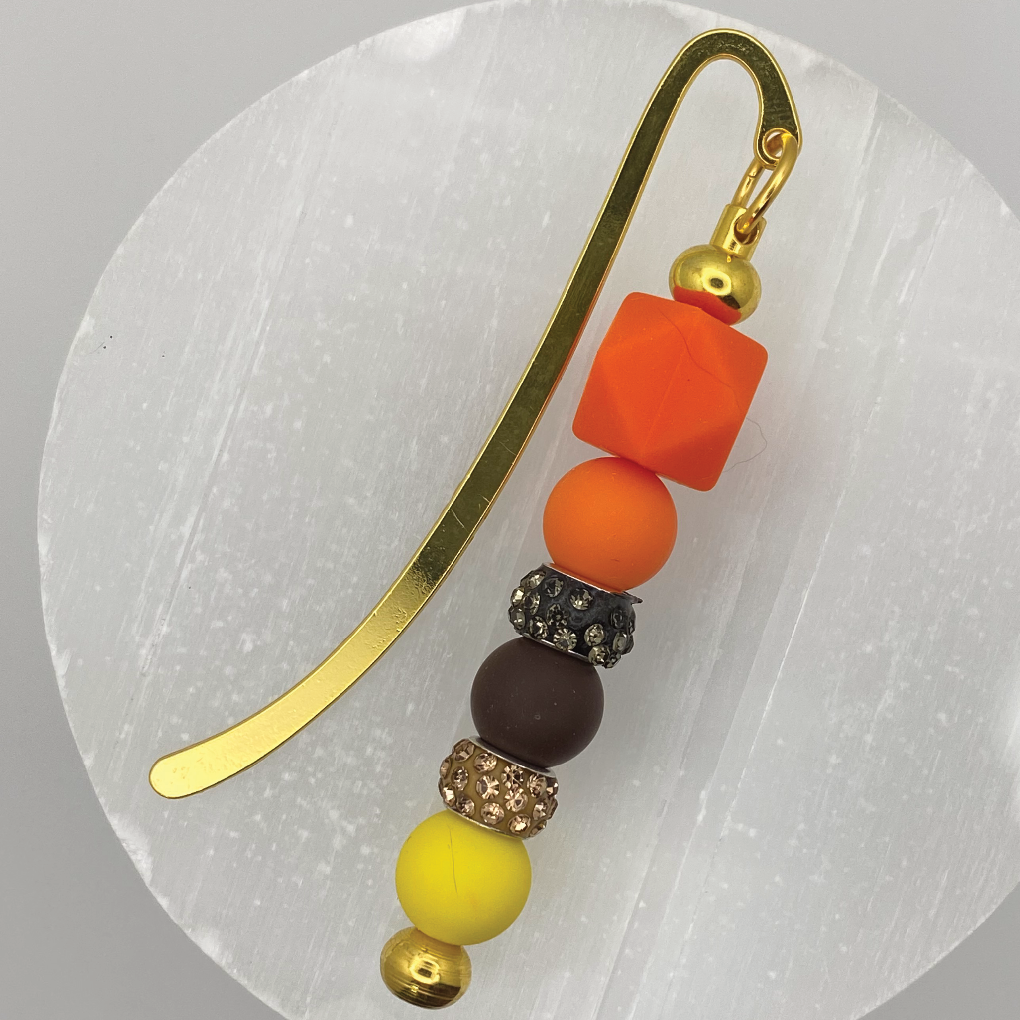 Orange Brown Yellow Bookmark
