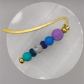 Purple Grey Swirl Bookmark