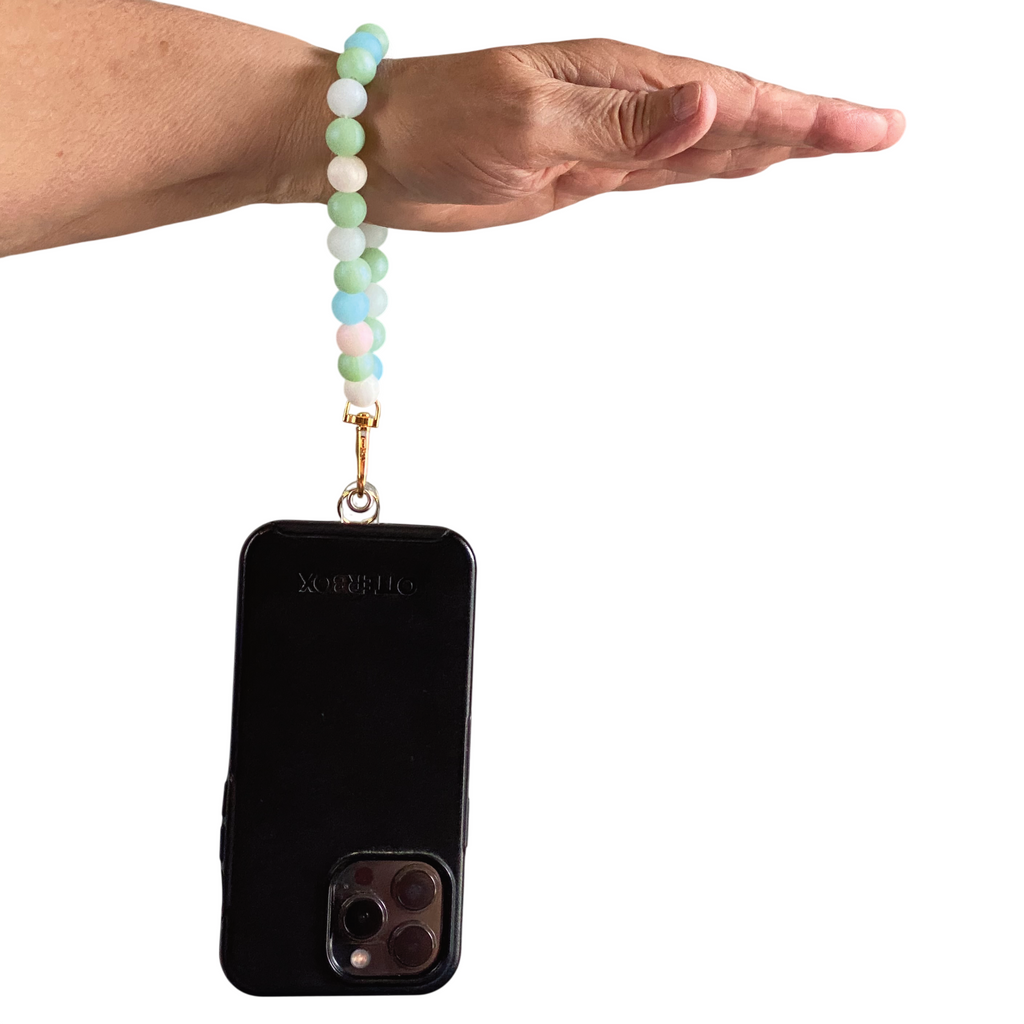 Pastel Multicolor Silicone Phone Strap