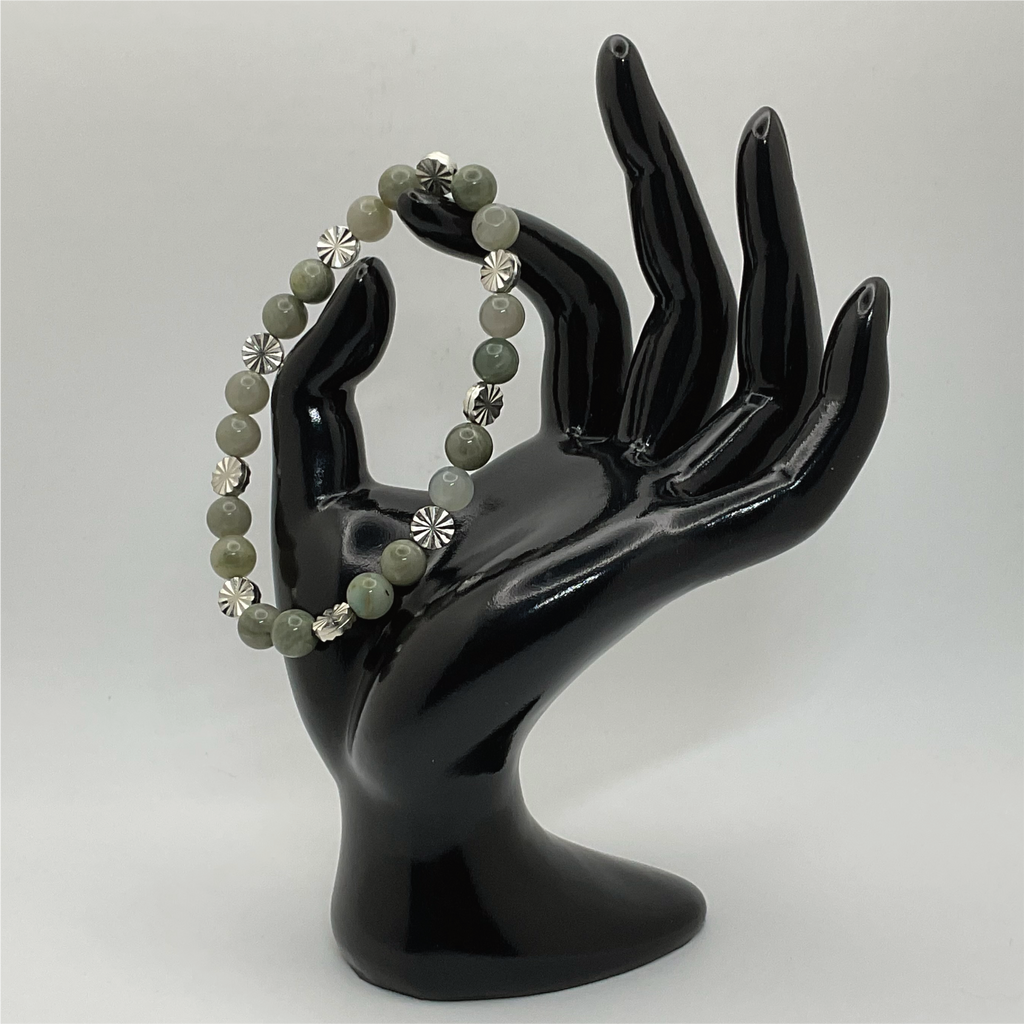 Serpentine Bracelet with Silver Spacers