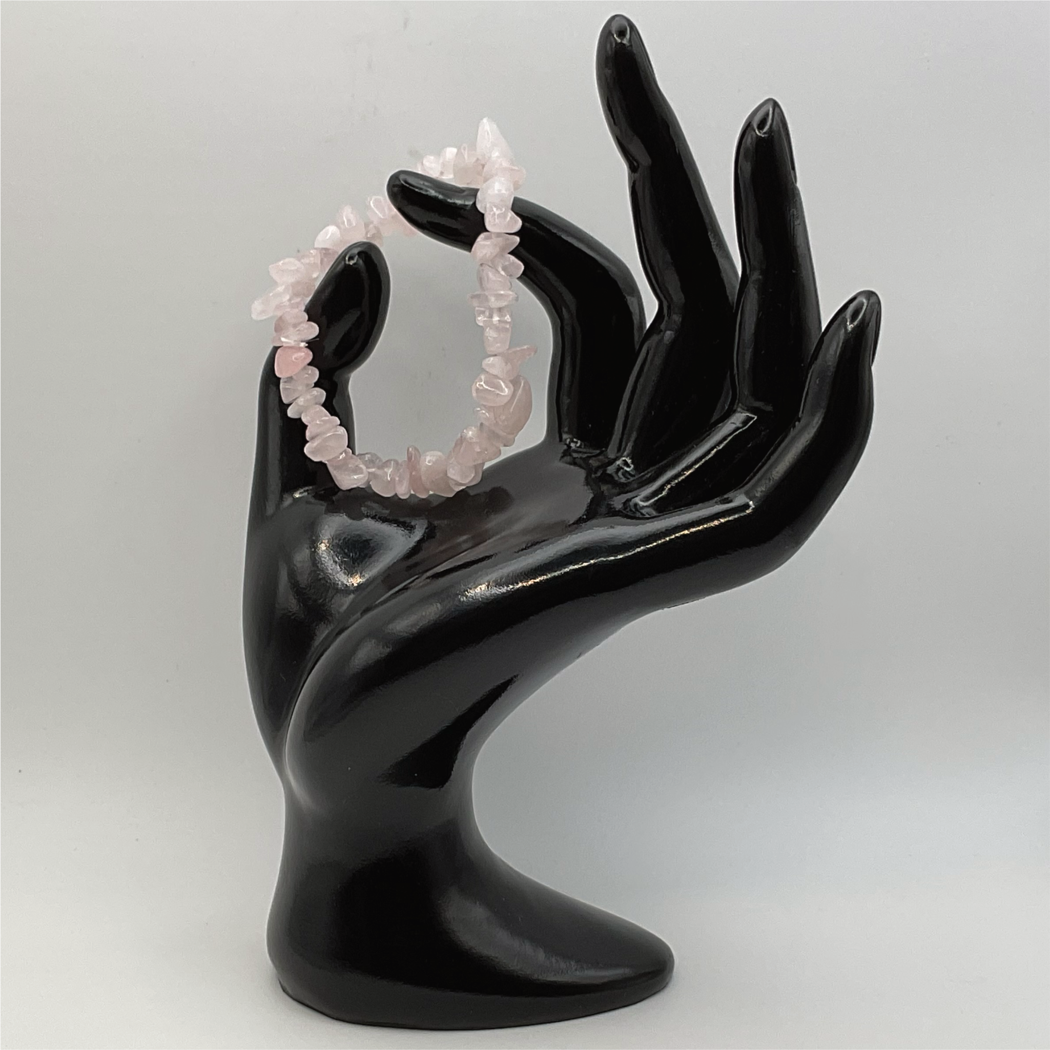 Chipped Rose Quartz Bracelet