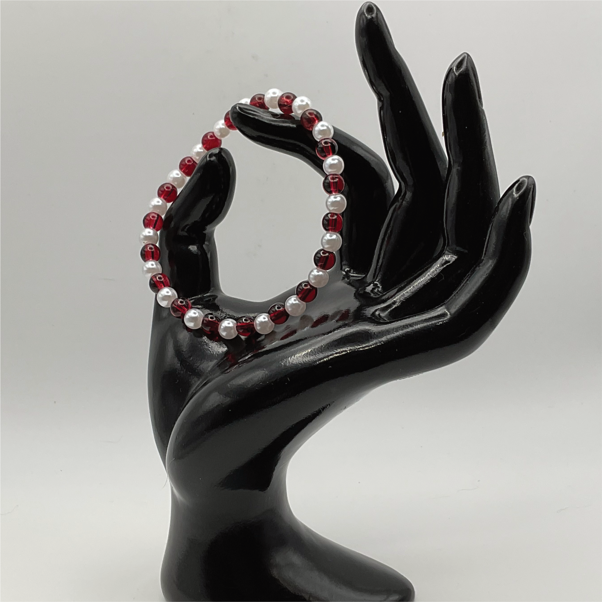Pearl Red Glass Bracelet