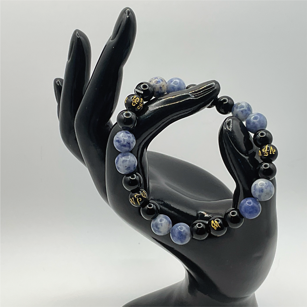 Sodalite Black Onyx Pixiu Bracelet