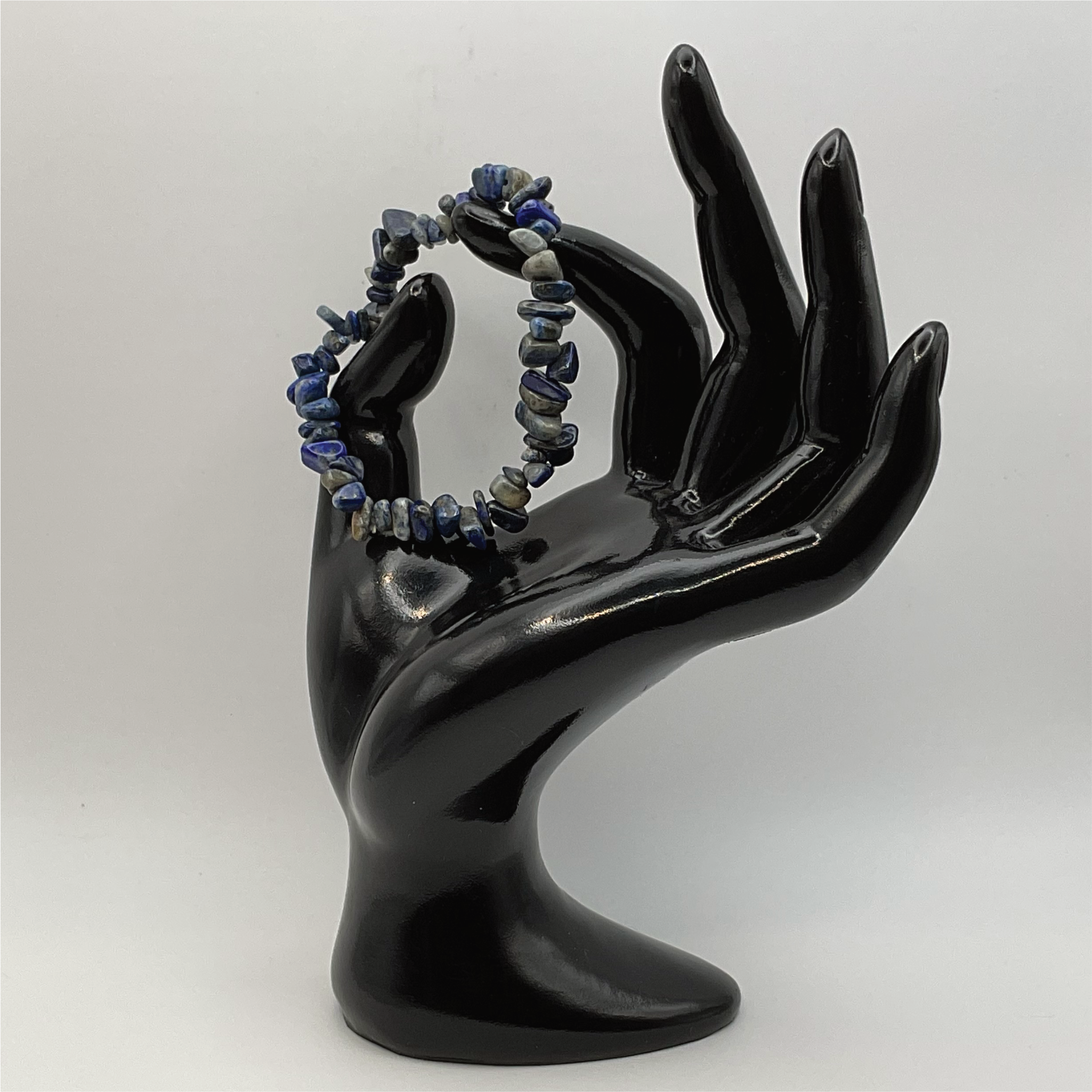Chipped Lapis Lazuli Bracelet
