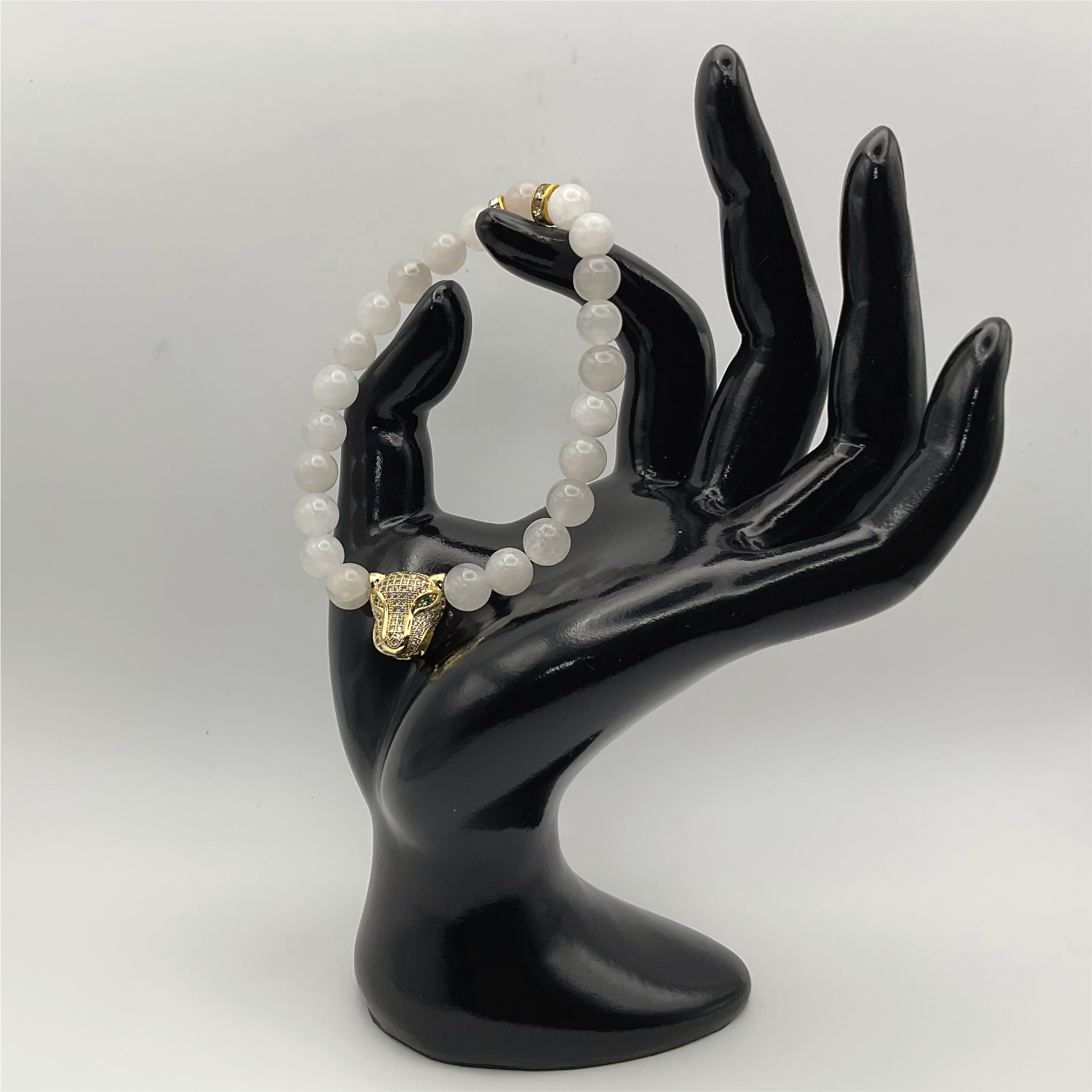 Pulsera de Dijes de Jaguar Celestita