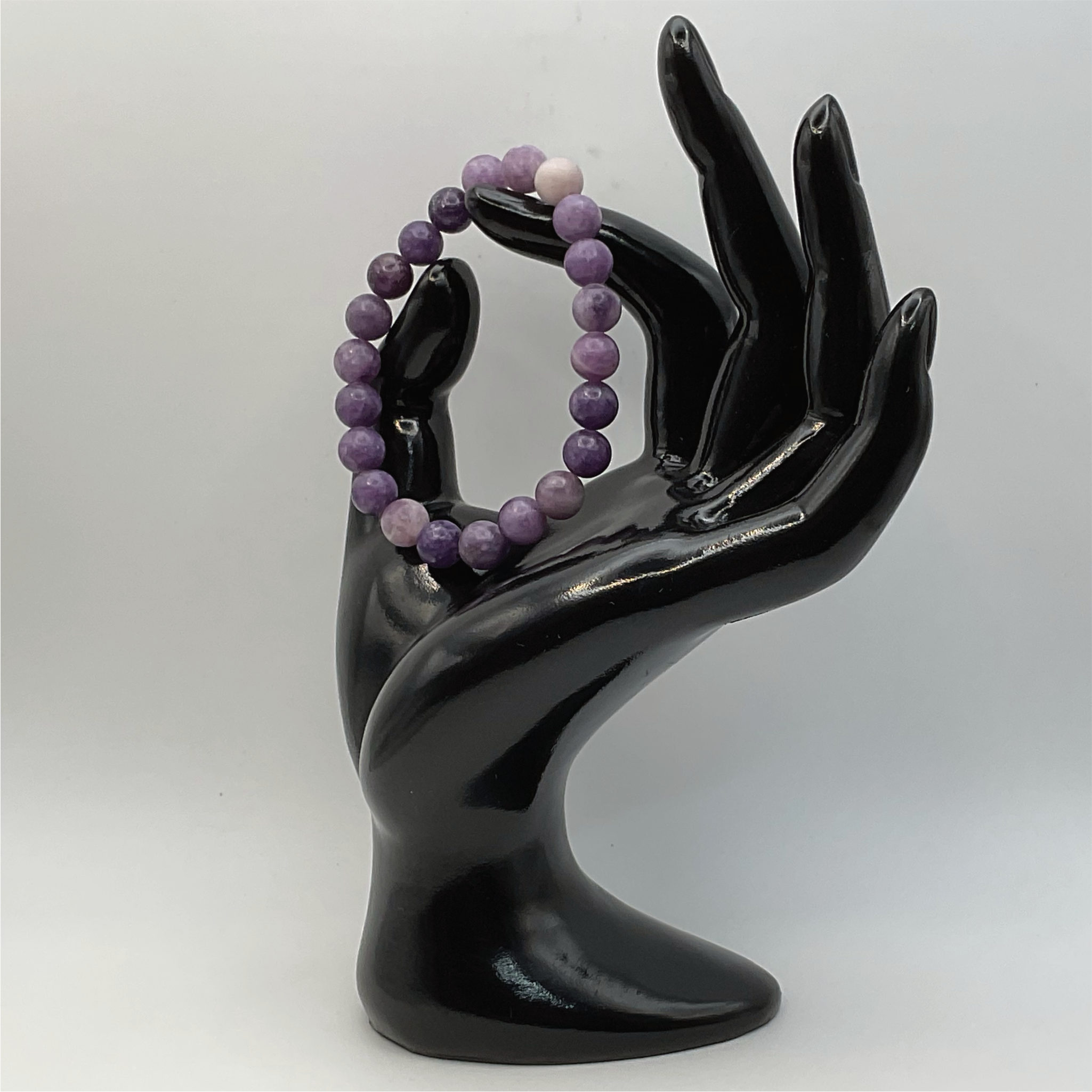 Pulsera amatista de acabado mate