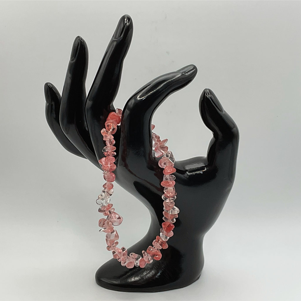 Chipped Cherry Quartz Bracelet