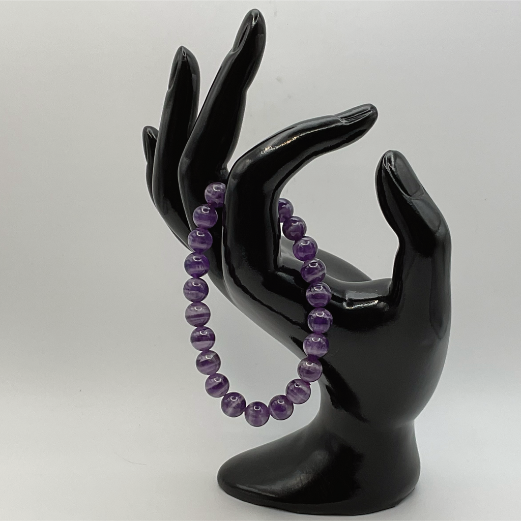 Amethyst Bracelet Glossy Finish