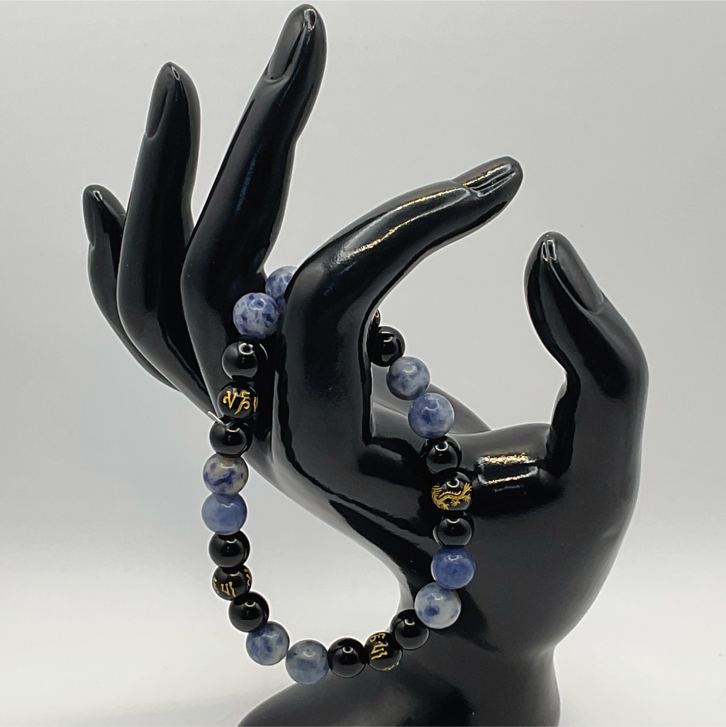 Sodalite Black Onyx Pixiu Bracelet