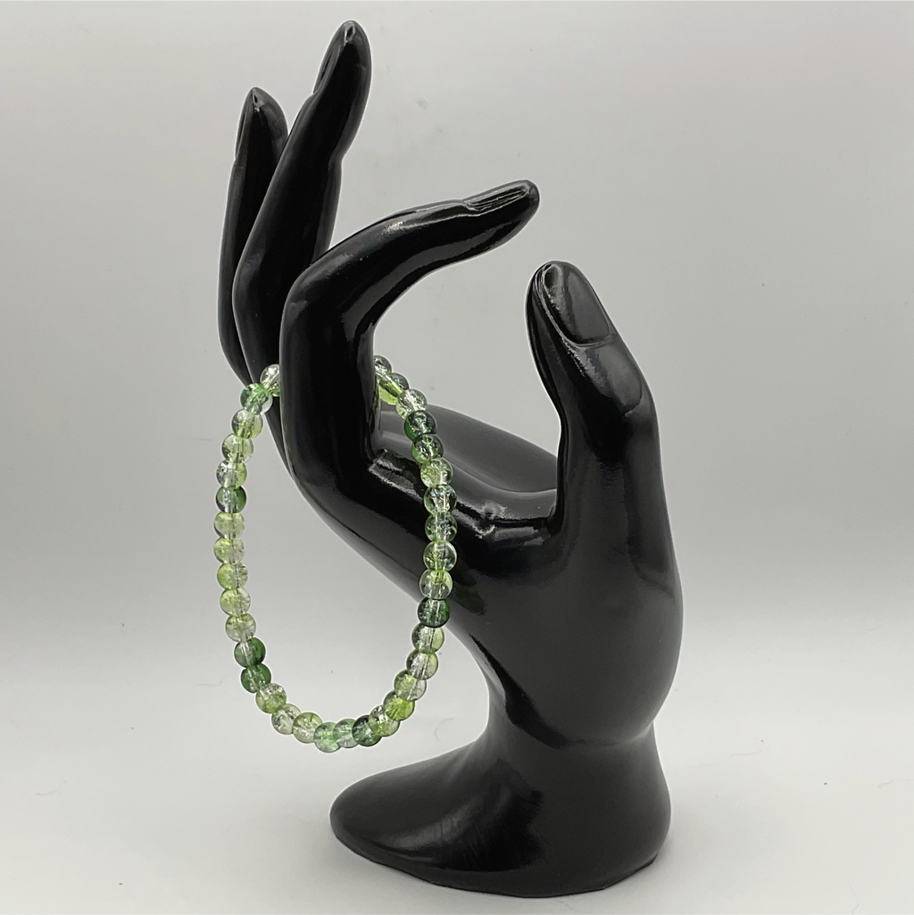 Green Crystal Glass Bracelet