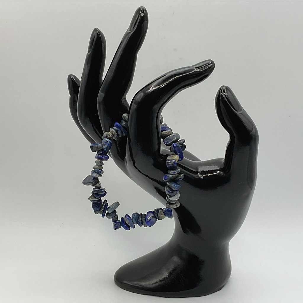 Chipped Lapis Lazuli Bracelet