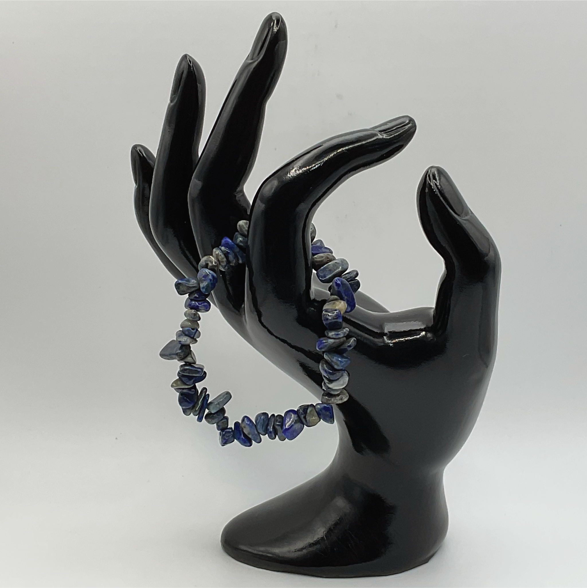 Chipped Lapis Lazuli Bracelet