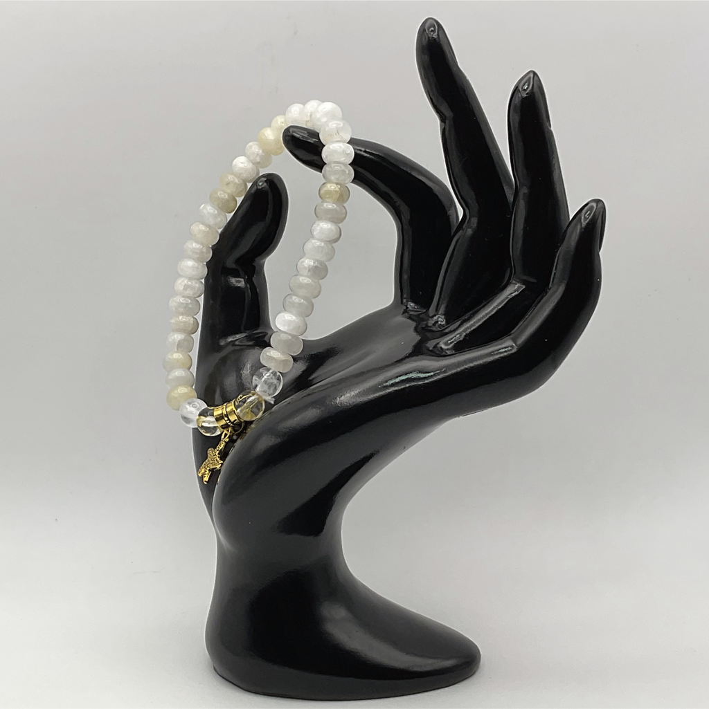 Citrine Starfish Charm Bracelet