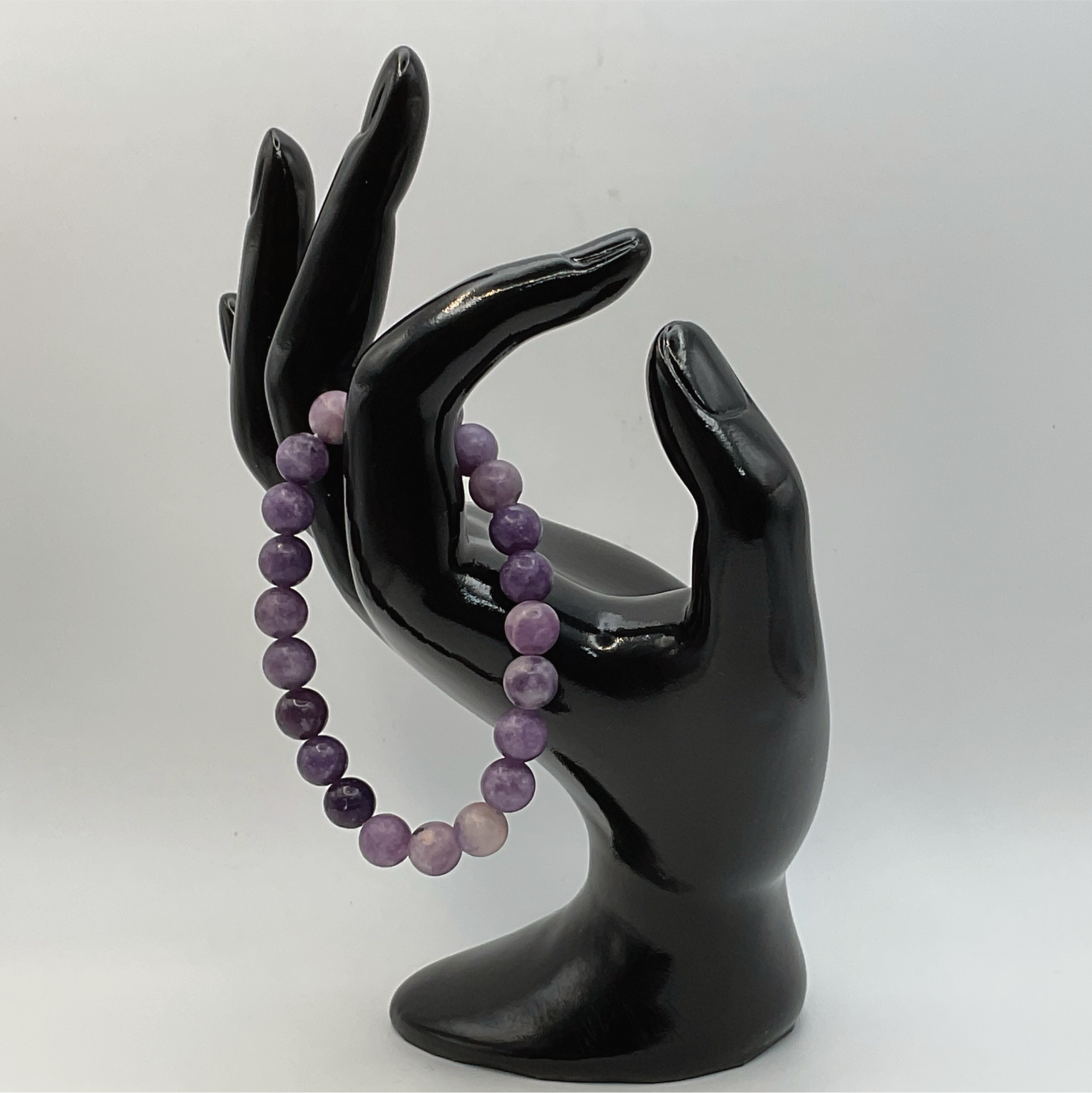 Pulsera amatista de acabado mate