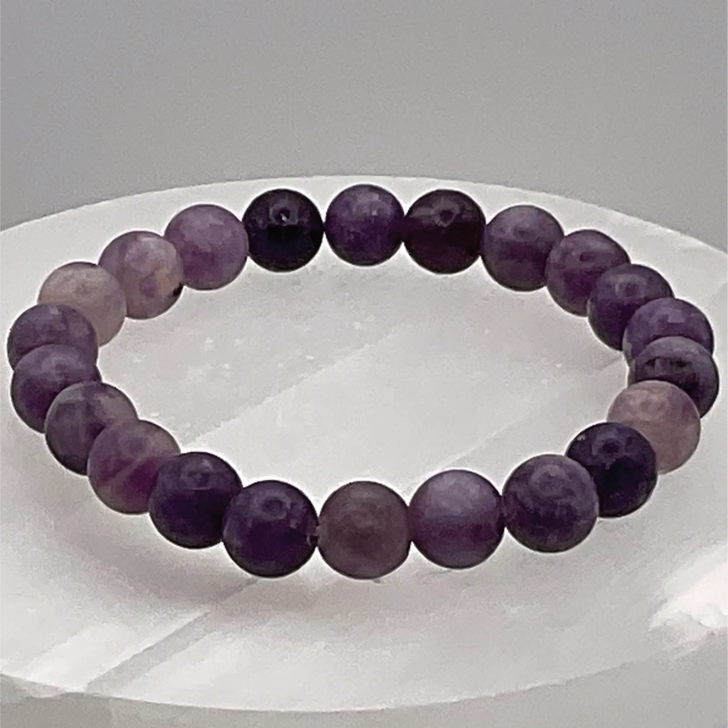 Amethyst Matte Finish Bracelet