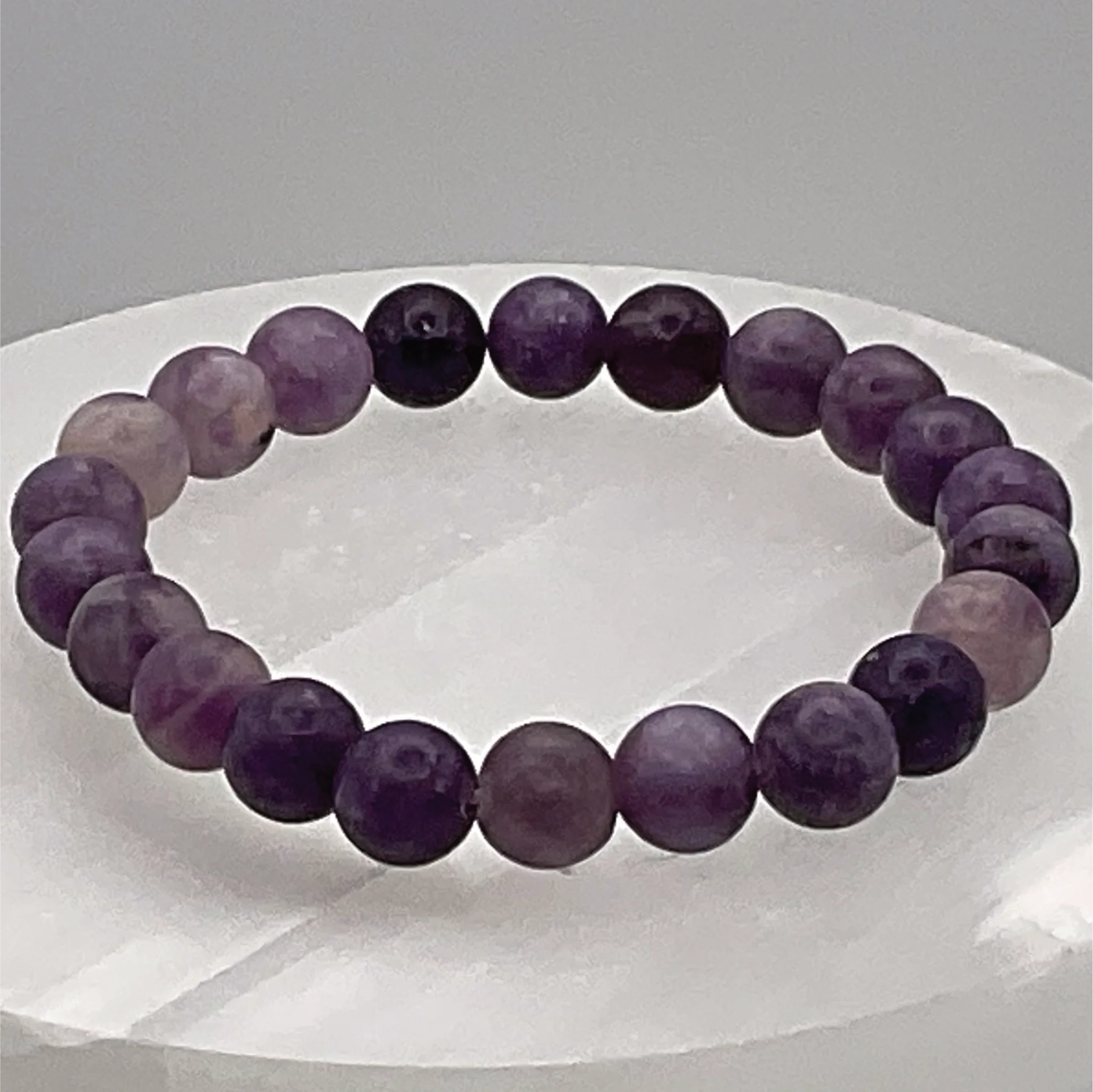 Amethyst Matte Finish Bracelet